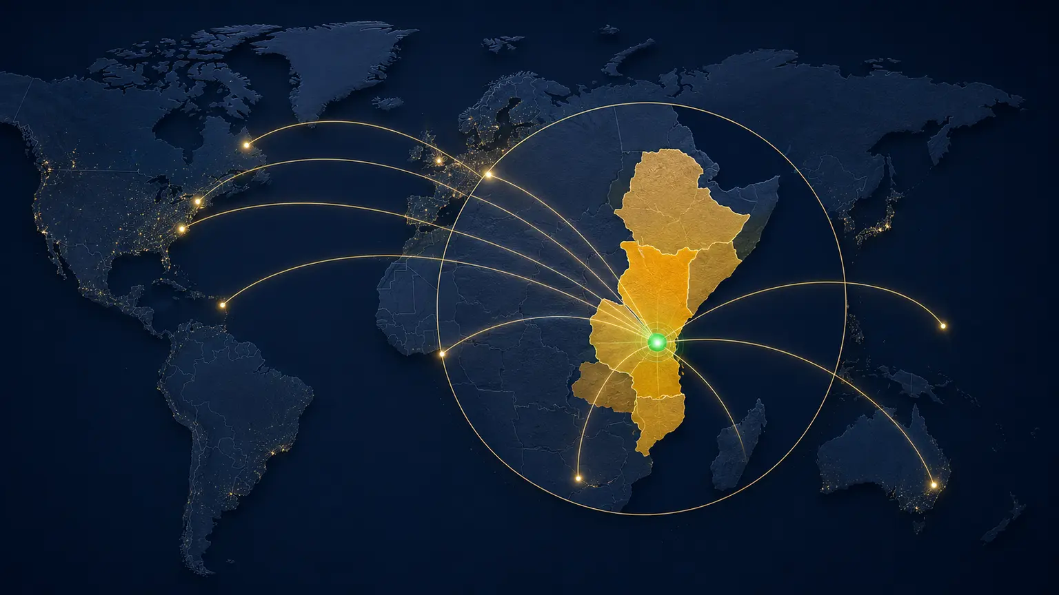 Corpshore East Africa operations footprint across 47 counties