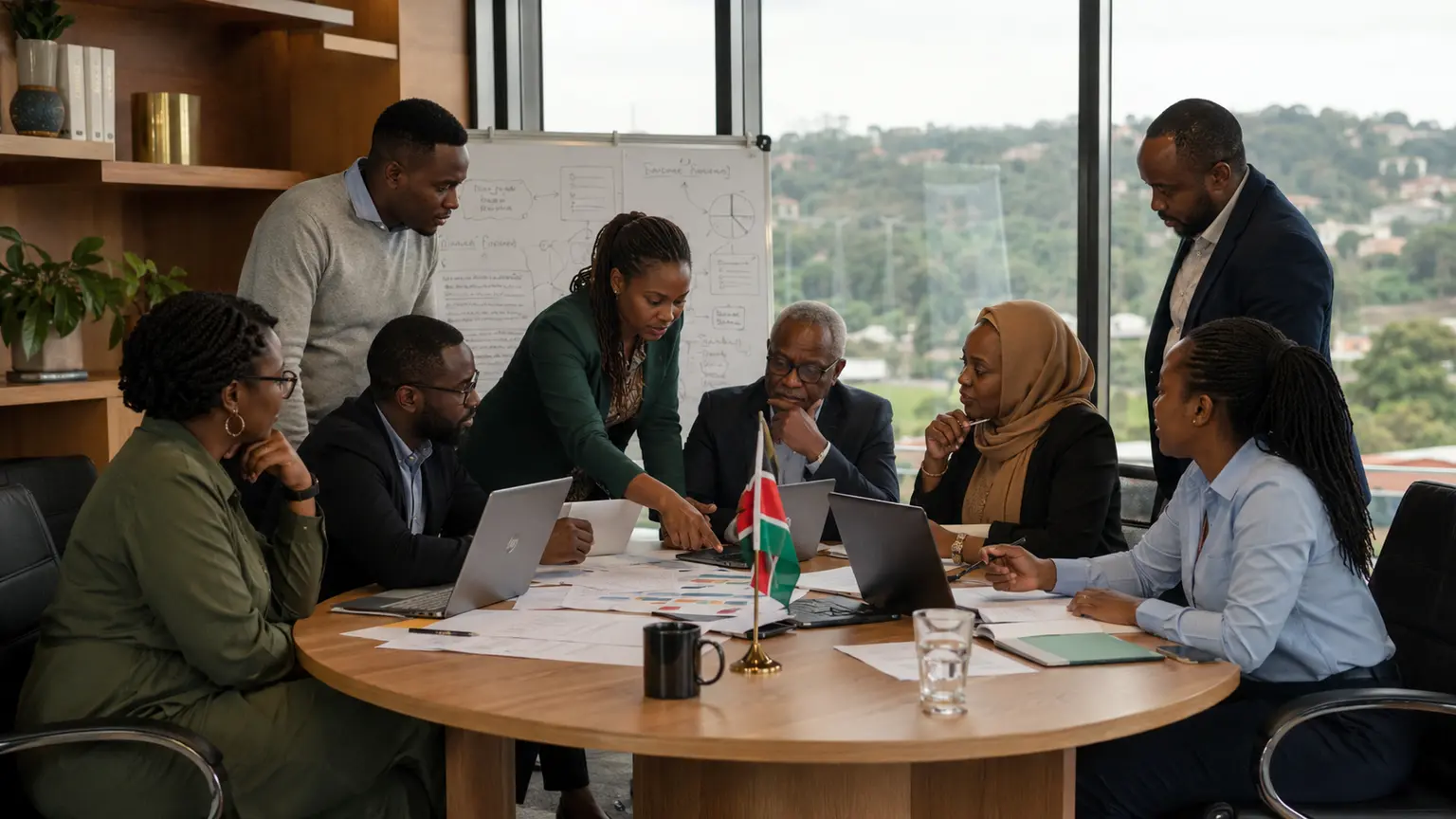 BPO cost comparison Nairobi London